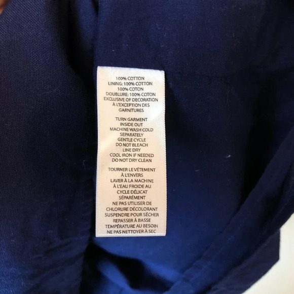 BeachLunchLounge | Embroidered Dress Blue Small - Picture 4 of 6